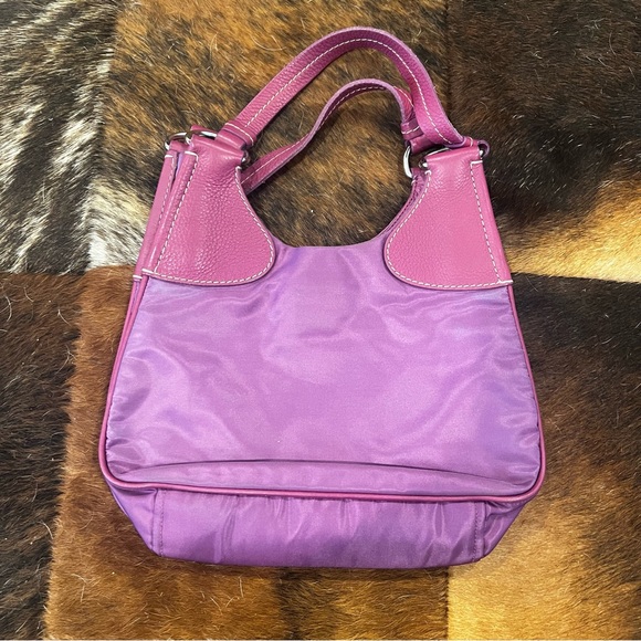 Vintage Prada Nylon and Leather Shoulder Bag - Picture 5 of 11